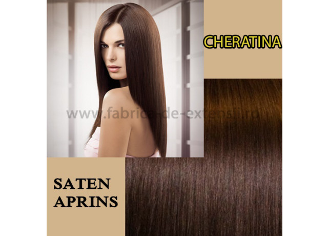 Cheratina Saten Aprins