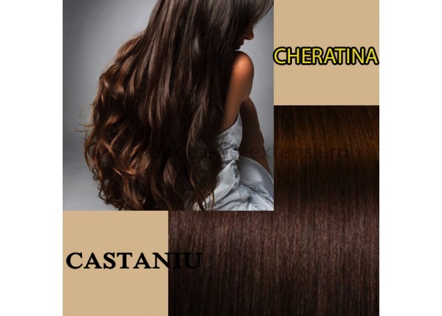 Cheratina Castaniu Simplu