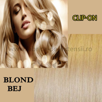 Clip-on Blond Bej
