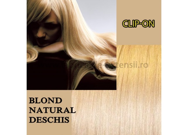 Clip-on Blond Natural Deschis