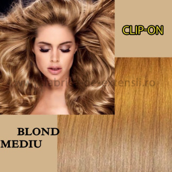 Clip-On Blond Mediu