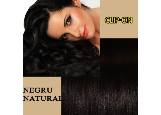 Clip-On Negru Natural Clip-On Negru Natural