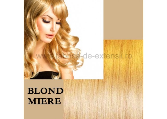 Extensii La Metru Blond Miere