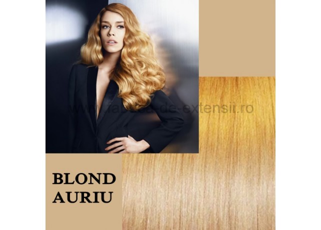 Extensii La Metru Blond Auriu