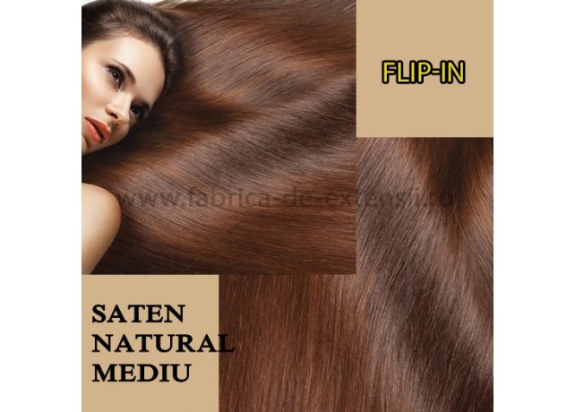 Flip In Saten Natural Mediu Flip In Saten Natural Mediu