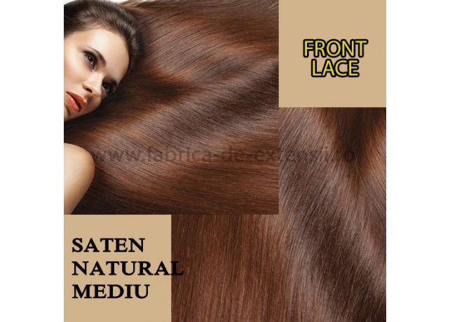Front Lace Saten Natural Mediu Front Lace Saten Natural Mediu