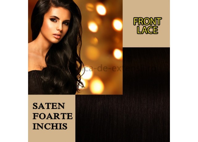 Front Lace Saten Foarte Inchis Front Lace Saten Foarte Inchis