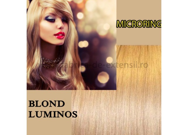 Microring Ondulat Blond Luminos Microring Ondulat Blond Luminos