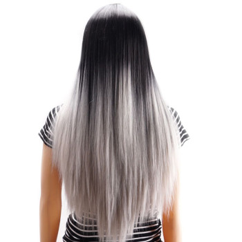 Peruca Long Grey