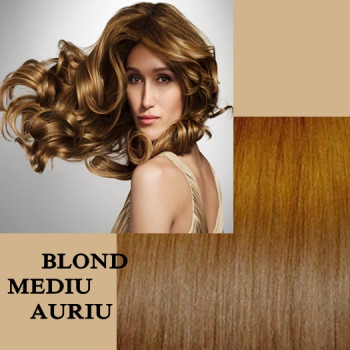 Clip-on Deluxe Blond Mediu Auriu Clip-on Deluxe Blond Mediu Auriu