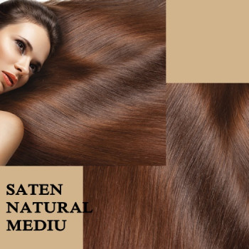 Clip-on Deluxe Saten Natural Mediu Clip-on Deluxe Saten Natural Mediu