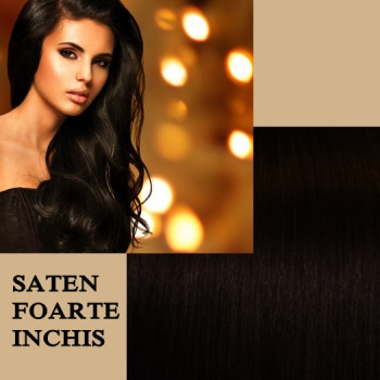 Clip-On Deluxe Saten Foarte Inchis Clip-On Deluxe Saten Foarte Inchis