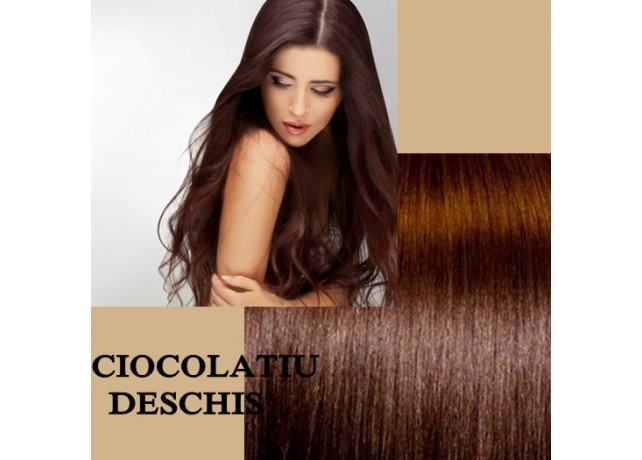 Clip-on Deluxe Ciocolatiu Deschis