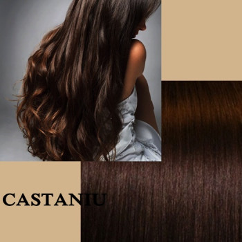 Clip-On Deluxe Castaniu Simplu Clip-On Deluxe Castaniu Simplu