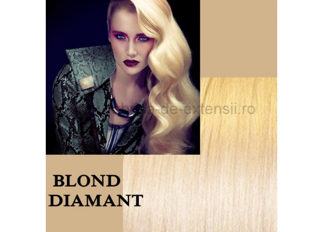 Extensii La Metru DeLuxe Blond Diamant