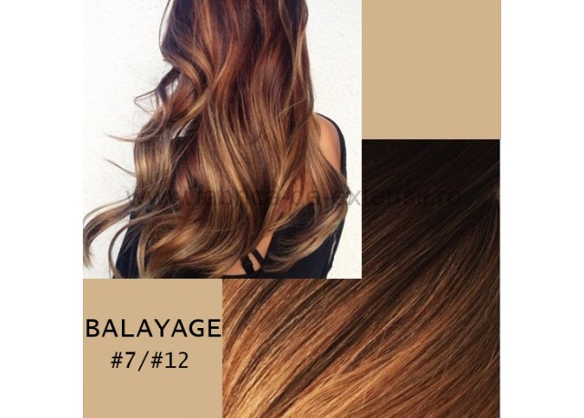Mese de Volum cu Cordeluta Deluxe Balayage #7/#12 Mese de Volum cu Cordeluta Deluxe Balayage #7/#12