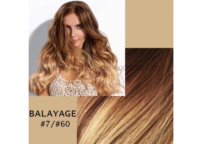 Mese de Volum cu Cordeluta Deluxe Balayage #7/#60 Mese de Volum cu Cordeluta Deluxe Balayage #7/#60