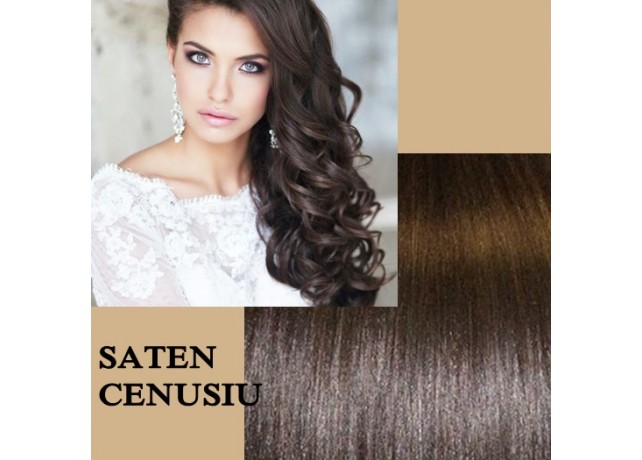 Mese Separate Deluxe Saten Natural Cenusiu