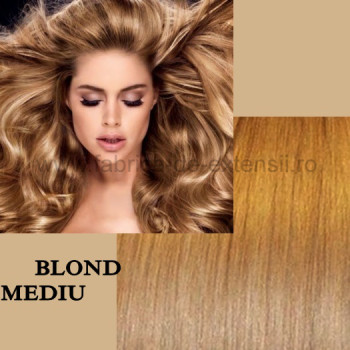 Extensii Front Lace (Semiperuca) DeLuxe Blond Mediu