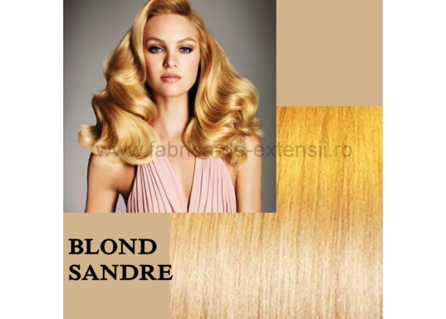 Extensii Front Lace (Semiperuca) DeLuxe Blond Sandre