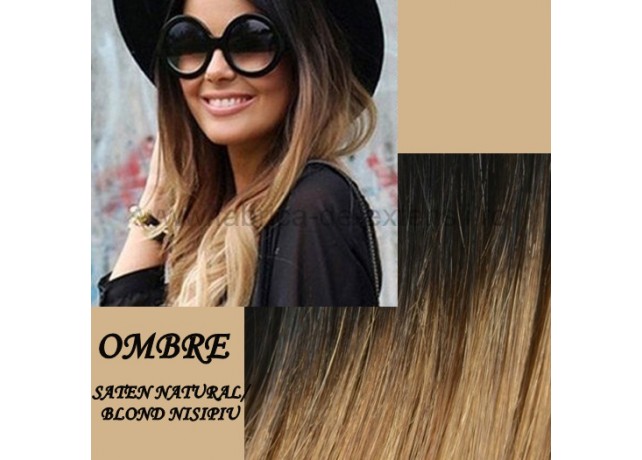 Extensii Tape IN Diamond Ombre Saten Natural Blond Nisipiu Extensii Tape IN Diamond Ombre Saten Natural Blond Nisipiu