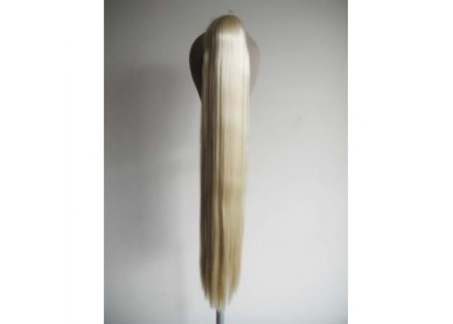 Coada cu Cleste Blond Platinat