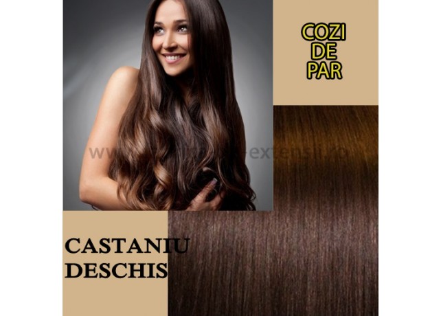 Cozi de Par Castaniu Deschis Cozi de Par Castaniu Deschis