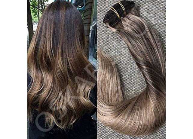 Clip-On Black Collection Balayage #1B #20 Clip-On Black Collection Balayage #1B #20