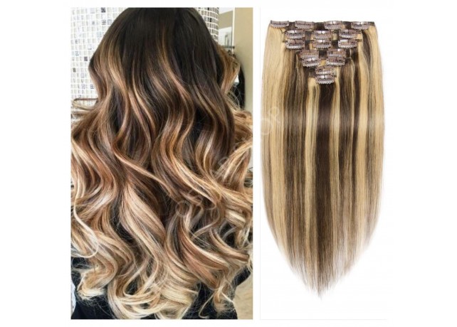Clip-On Black Collection Balayage #4 #60 Clip-On Black Collection Balayage #4 #60