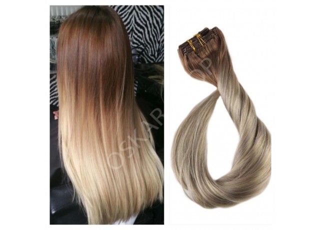 Clip-On Black Collection Ombre #6 #18 Clip-On Black Collection Ombre #6 #18