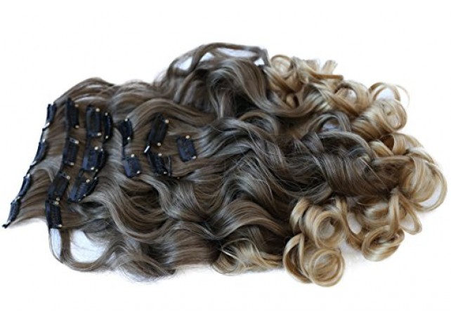 Clip On Ondulat Sintetic Ombre 8 24 Clip On Ondulat Sintetic Ombre 8 24