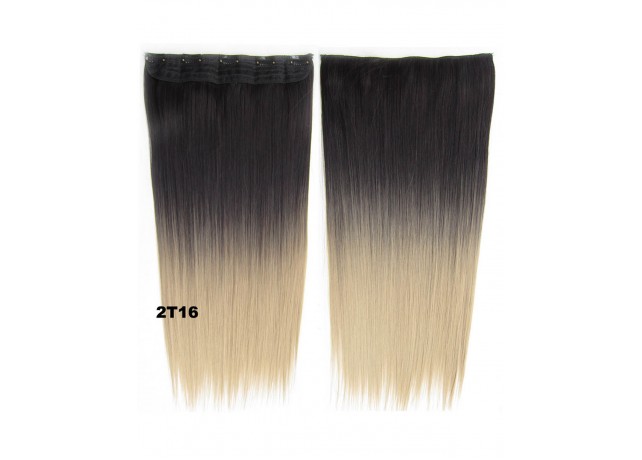 Trese Clip-On Drepte Sintetic Ombre #2 16