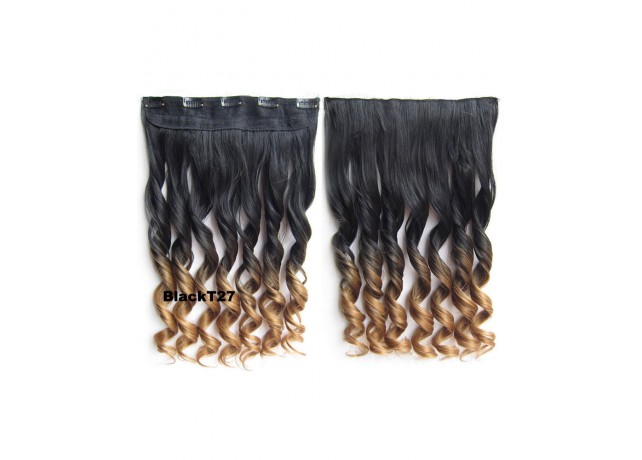 Trese Clip-On Ondulate Sintetic Ombre #1B 27 Trese Clip-On Ondulate Sintetic Ombre #1B 27