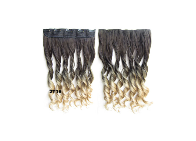 Trese Clip-On Ondulate Sintetic Ombre #2 16 Trese Clip-On Ondulate Sintetic Ombre #2 16