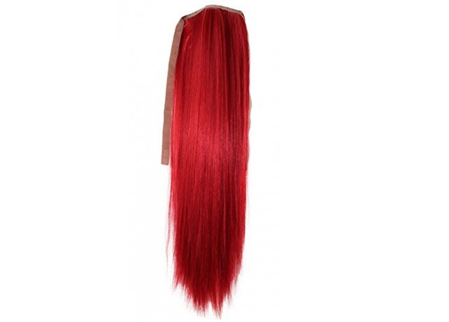 Cozi cu Bentita Drepte Sintetic Red
