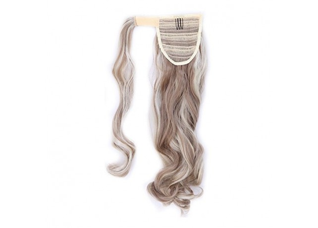 Coada cu Scai Sintetica Blond Suvitat Ondulat