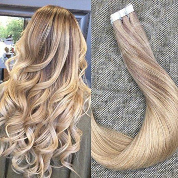 Extensii Tape IN White Platinum Balayage #7 #24