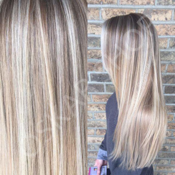 Extensii Tape IN White Platinum Balayage #7 #60