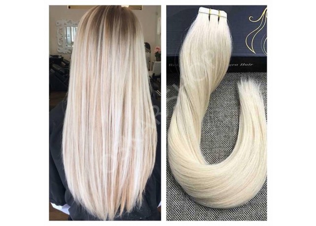 Extensii Tape IN White Platinum #100 Extensii Tape IN White Platinum #100