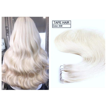 Extensii Tape IN White Platinum #100L