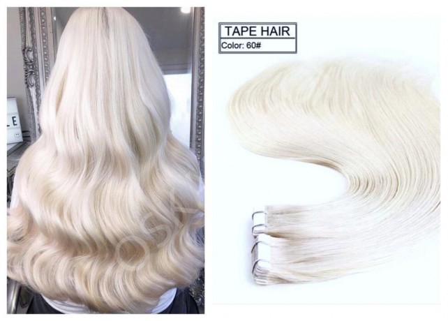 Extensii Tape IN White Platinum #100L