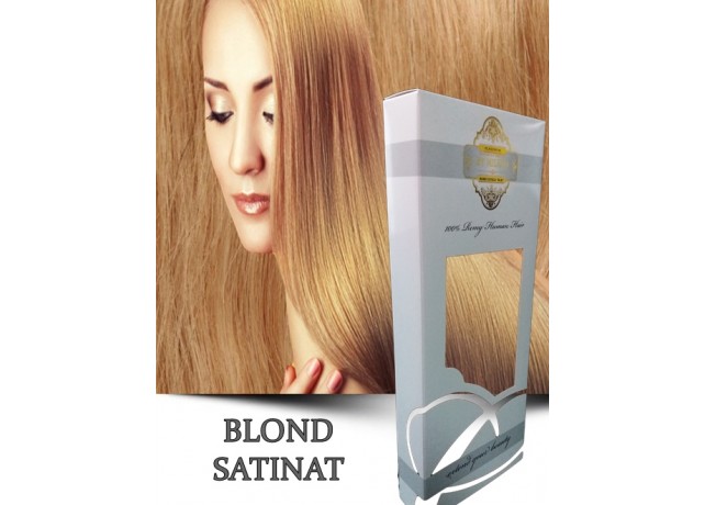White Platinum Blond Satinat
