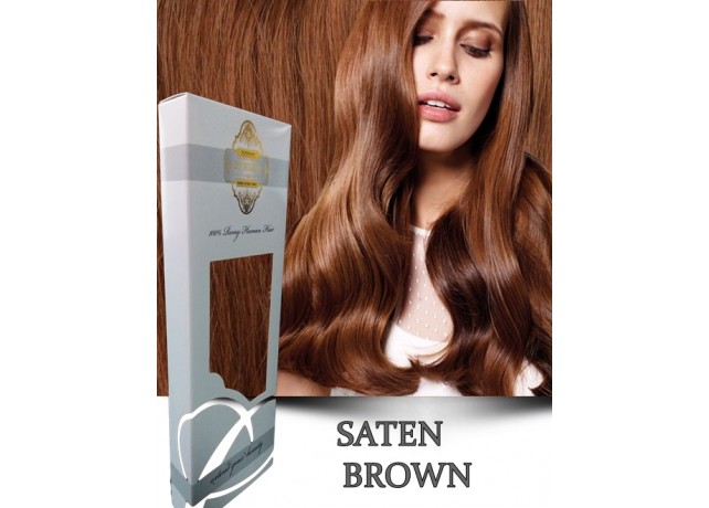 White Platinum Saten Brown